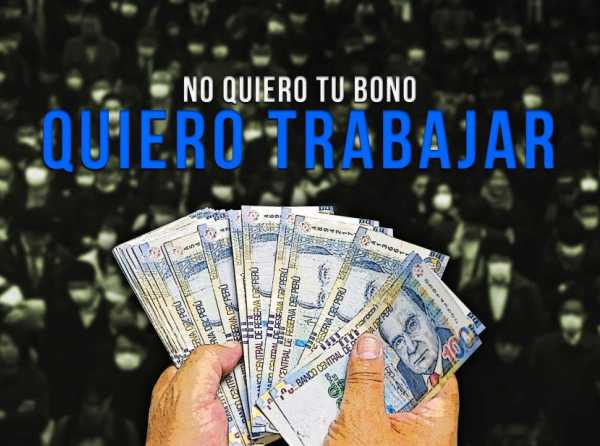 No quiero tu bono, quiero trabajar