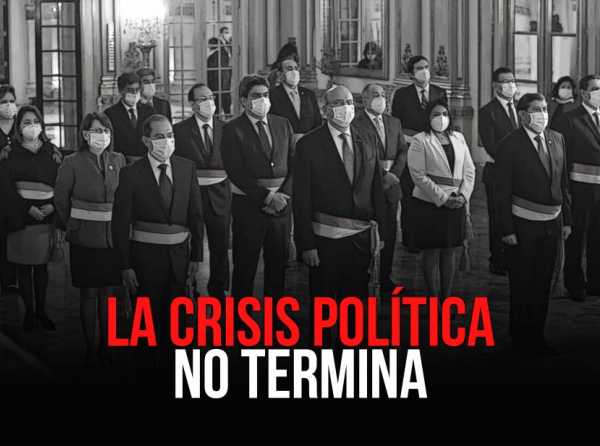 La crisis política no termina