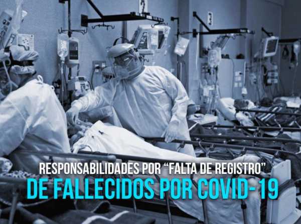 Responsabilidades por &ldquo;falta de registro&rdquo; de fallecidos por Covid-19