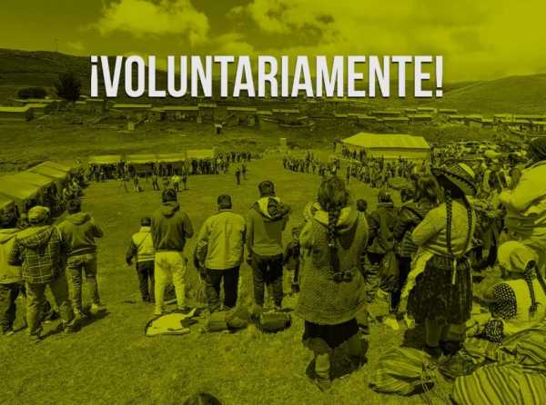 ¡Voluntariamente!