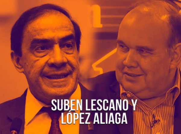 Suben Lescano y López Aliaga