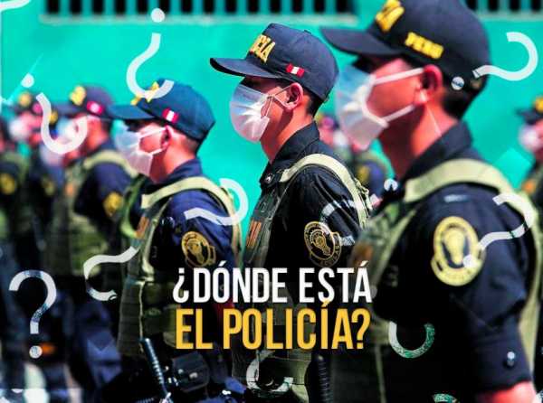 ¿Dónde está el policía?