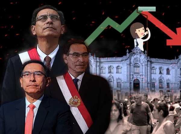 Vizcarra con tendencia a la baja