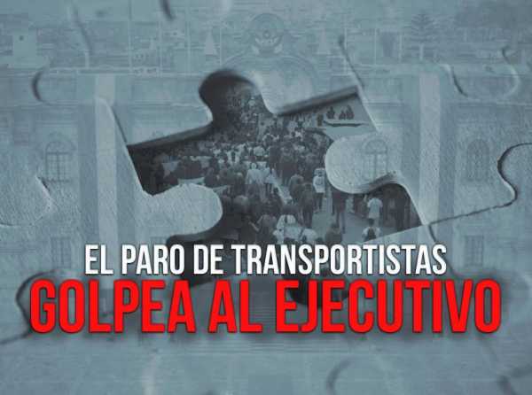 El paro de transportistas golpea al Ejecutivo