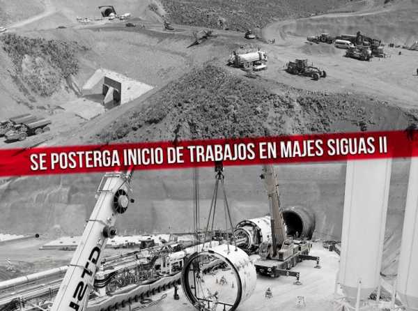 Se posterga inicio de trabajos en Majes Siguas II