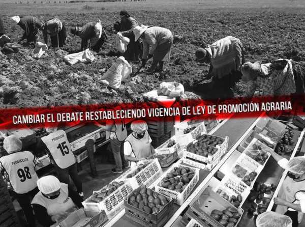 Cambiar el debate restableciendo vigencia de ley de Promoción Agraria