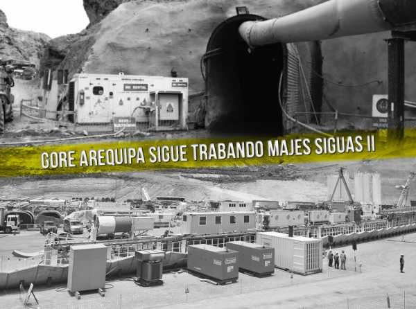 Gore Arequipa sigue trabando Majes Siguas II