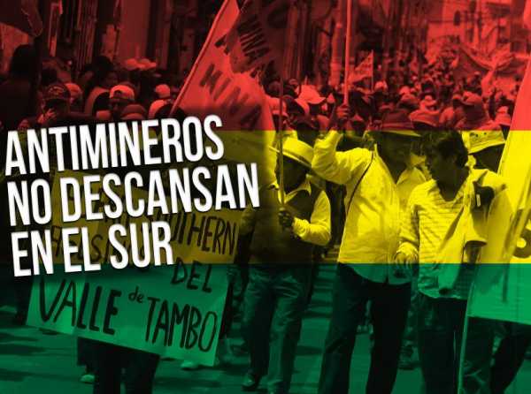 Antimineros no descansan en el sur