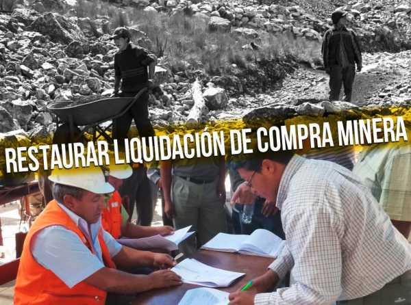 Restaurar liquidación de compra minera