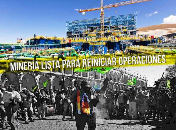 Minería lista para reiniciar operaciones