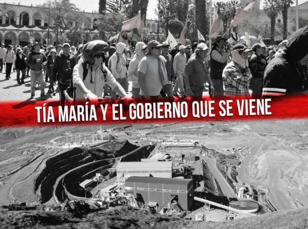 Tía María y el gobierno que se viene