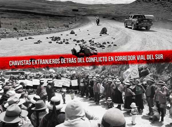 Chavistas extranjeros detrás del conflicto en corredor vial del sur
