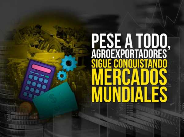 Pese a todo, agroexportadores sigue conquistando mercados mundiales