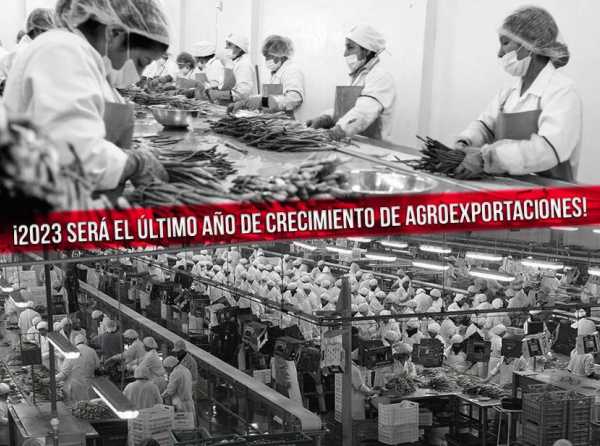¡2023 será el último año de crecimiento de agroexportaciones!