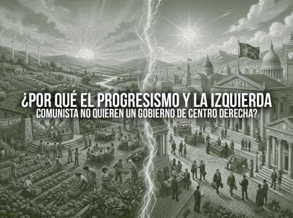 &iquest;Por qu&eacute; el progresismo y la izquierda comunista no quieren un gobierno de centro derecha?