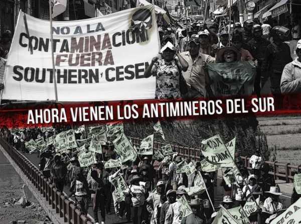 Ahora vienen los antimineros del sur