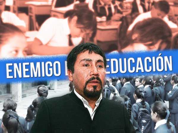 Gobernador de Arequipa: enemigo de la educaci&oacute;n