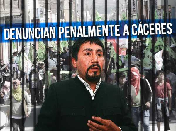 Denuncian penalmente a C&aacute;ceres