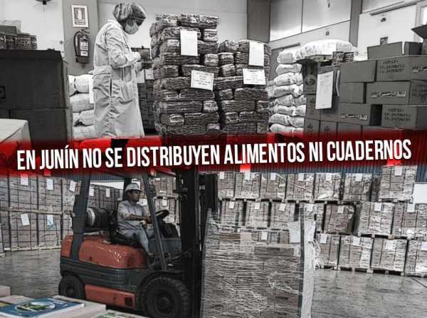 En Jun&iacute;n no se distribuyen alimentos ni cuadernos