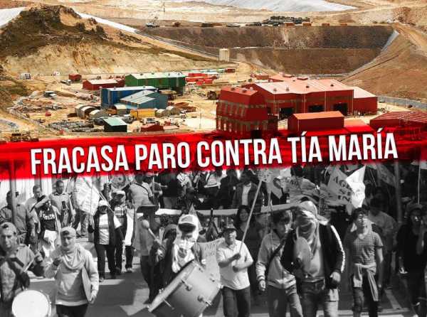 Fracasa paro contra T&iacute;a Mar&iacute;a