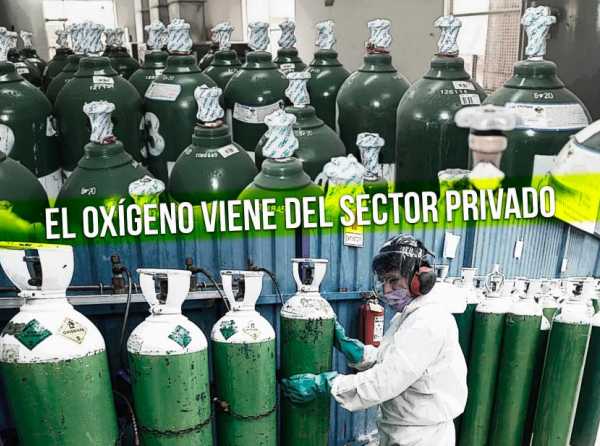 El ox&iacute;geno viene del sector privado