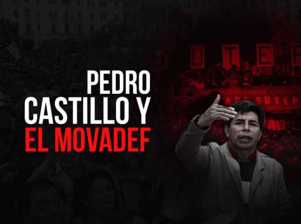 Pedro Castillo y el Movadef