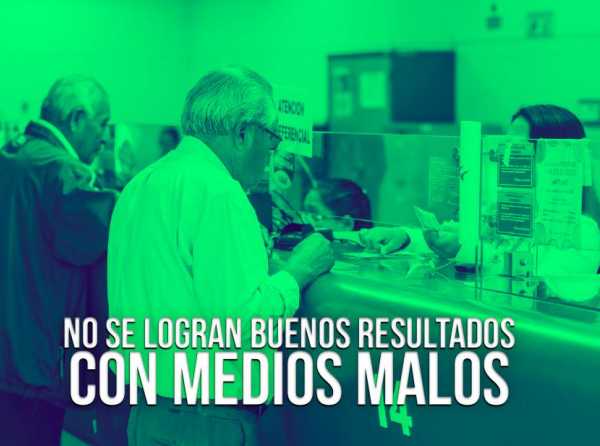 No se logran buenos resultados con medios malos