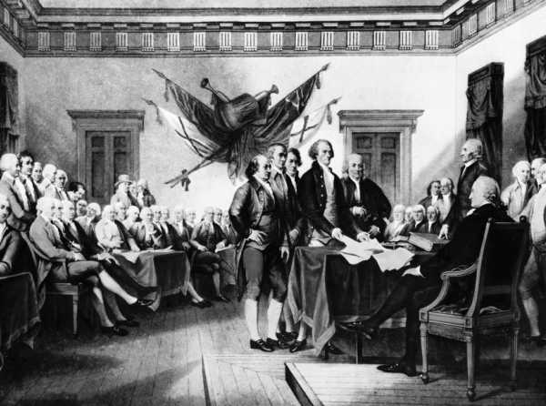 La Declaraci&oacute;n de Independencia de los Estados Unidos (1776)