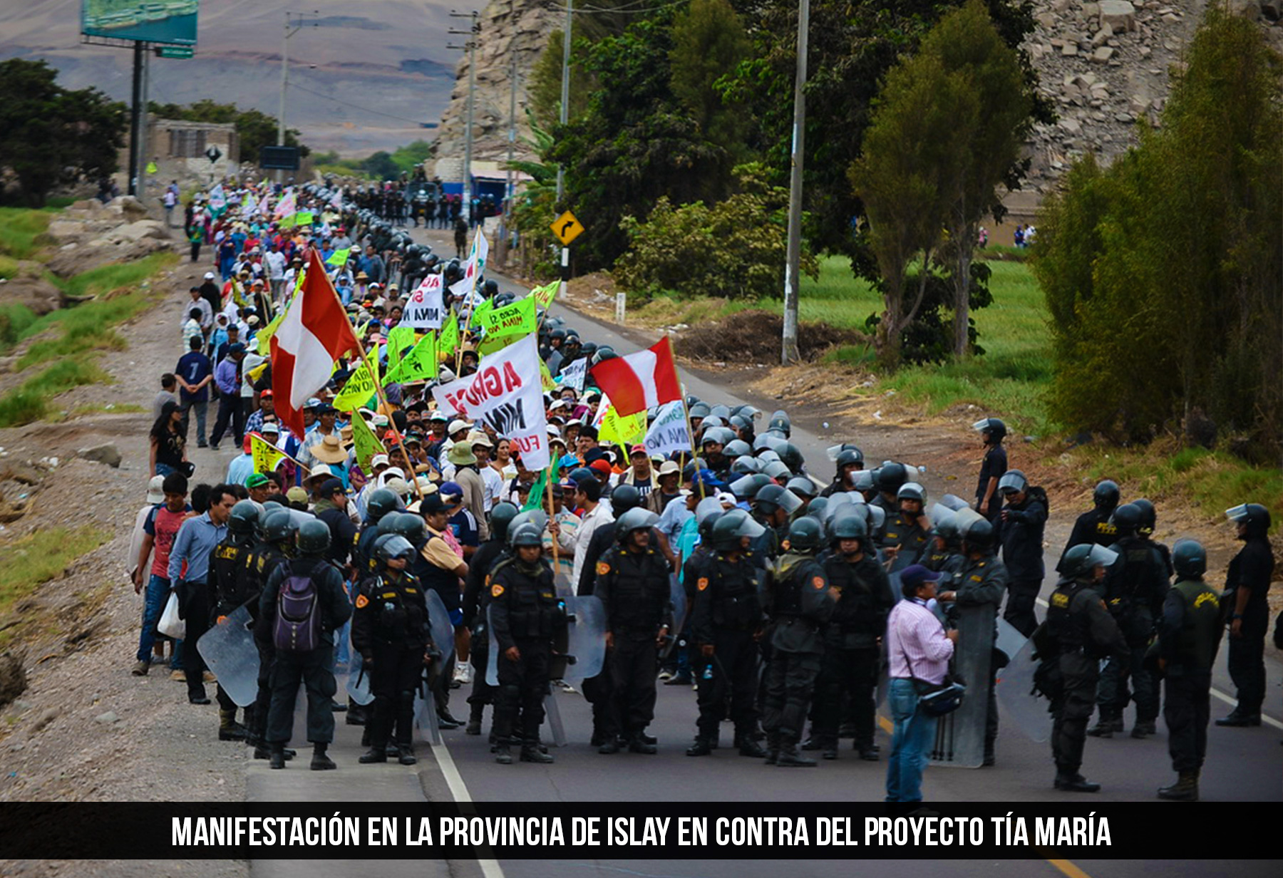 Protestas por proyecto tia maria