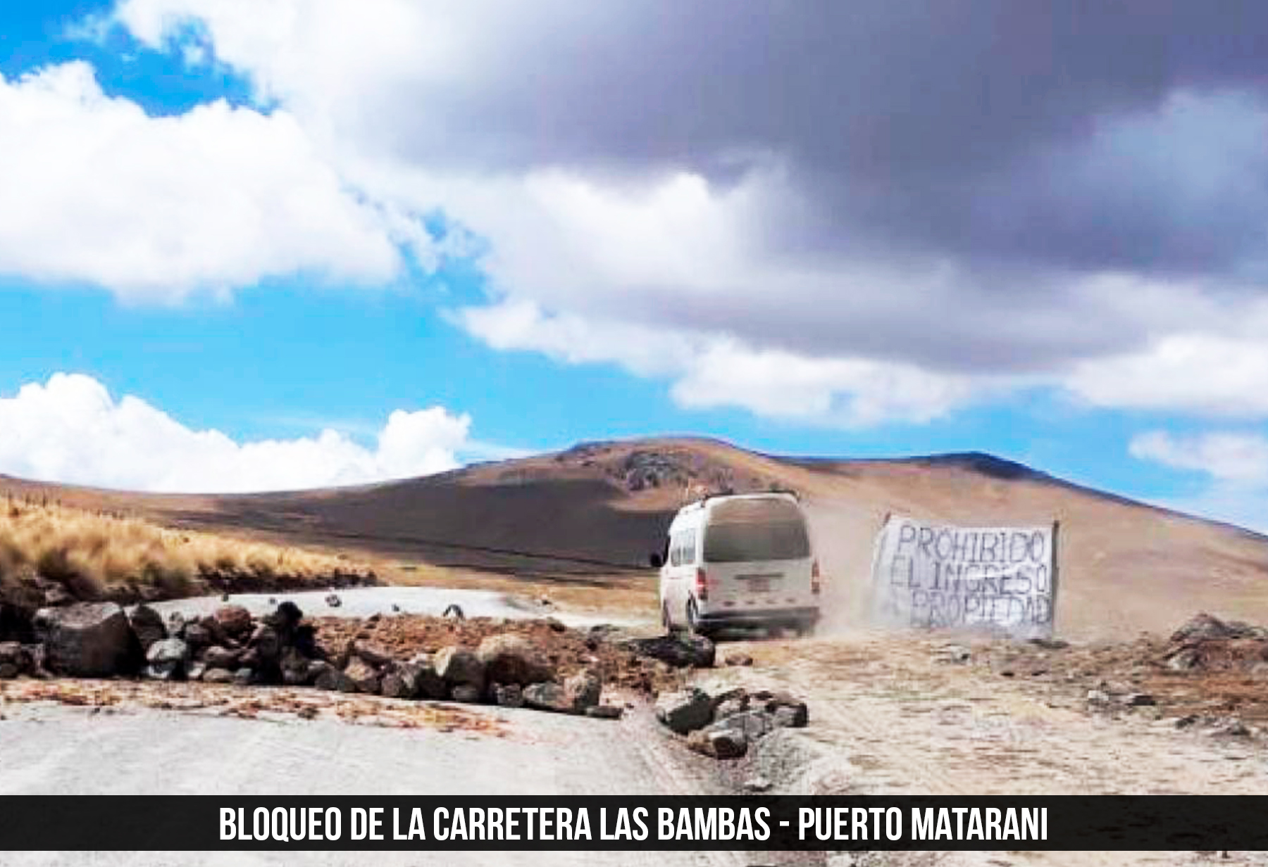 bloqueo de la carretera Las Bambas