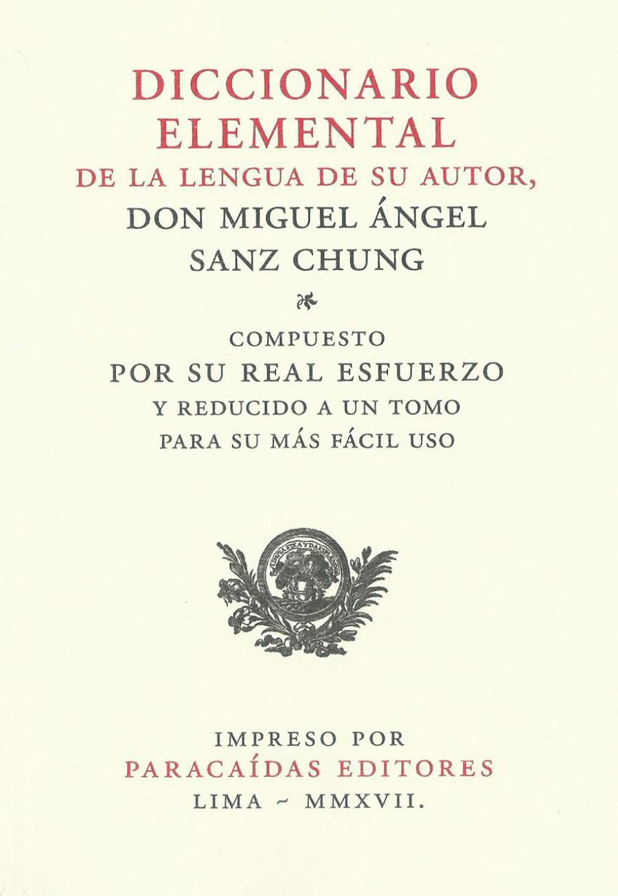 Pequeño diccionario poético