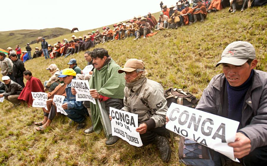 Siguen las mentiras contra Conga