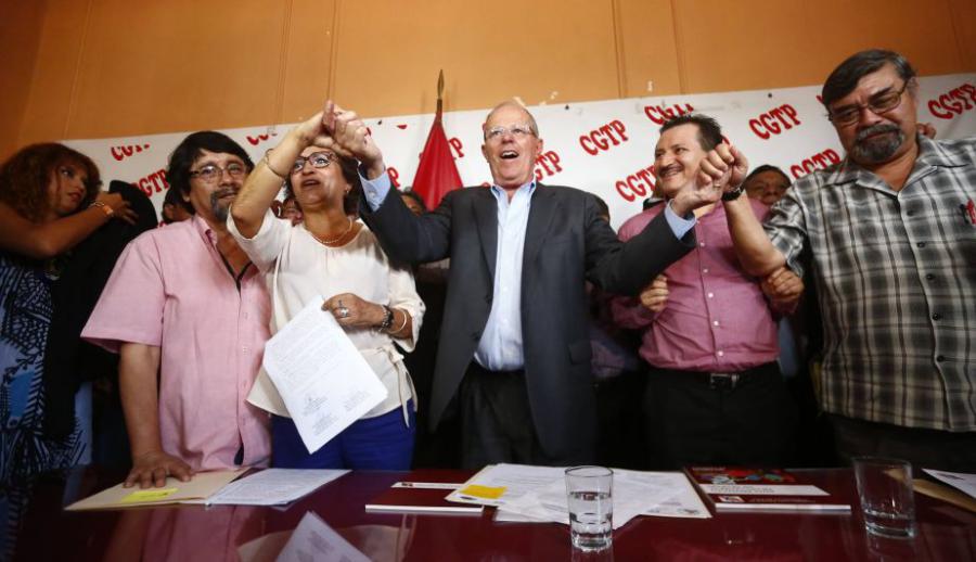 La izquierda antiminera recibe a PPK