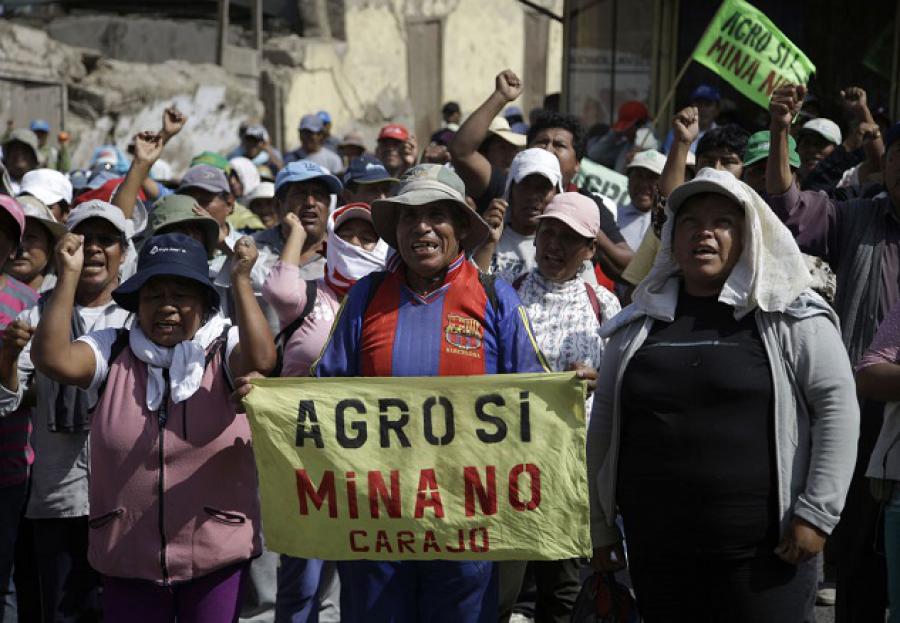 ¡Antimineros persisten en paralizar Corredor Minero!