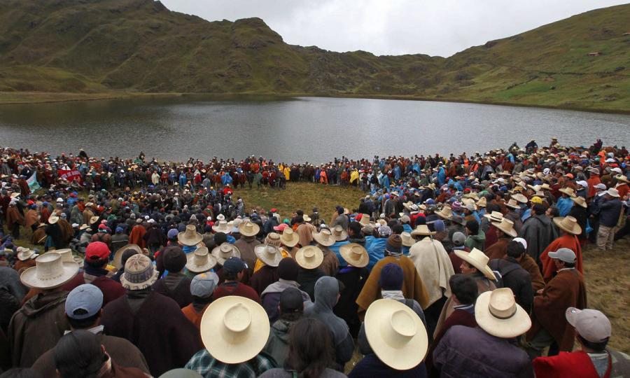 Conga antes de la elección presidencial