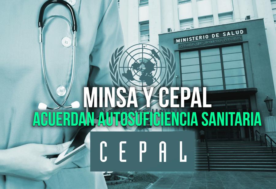 Minsa y CEPAL acuerdan autosuficiencia sanitaria