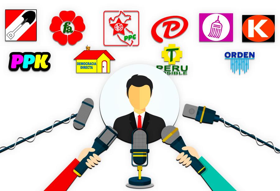 De partidos pol&iacute;ticos y periodistas