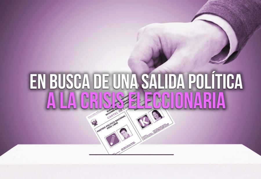 En busca de una salida política a la crisis eleccionaria