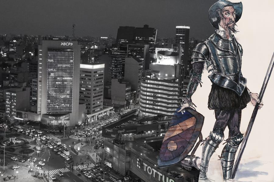 El Quijote contra el poder econ&oacute;mico