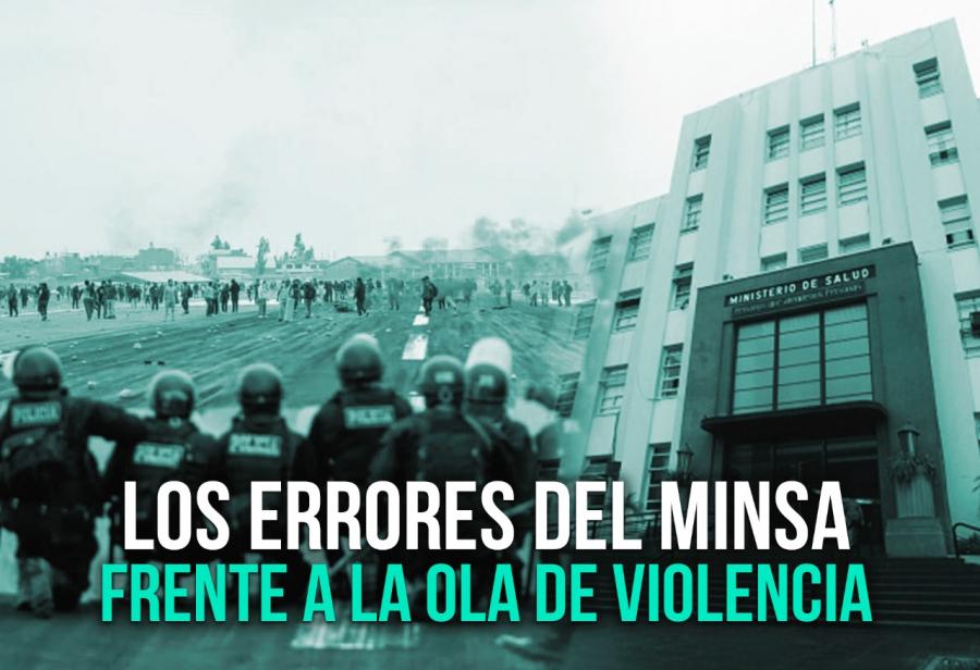 Los errores del Minsa frente a la ola de violencia