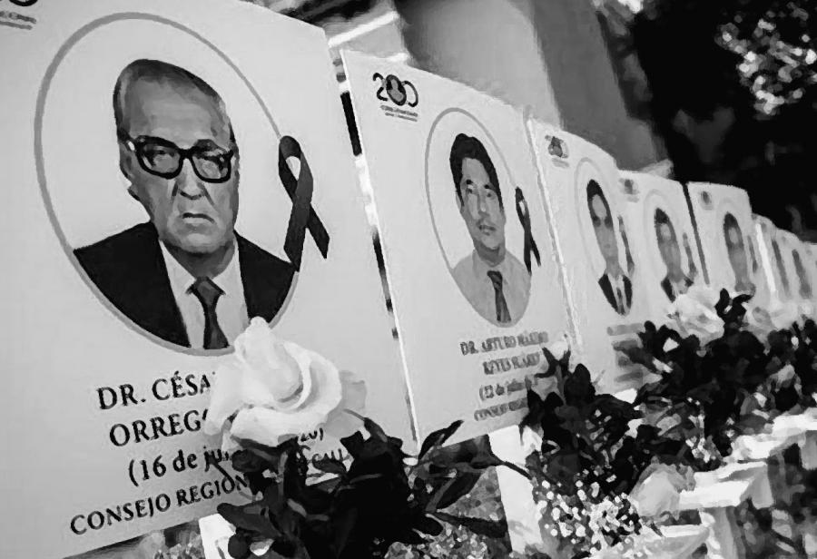 Condecoraci&oacute;n y muertes m&eacute;dicas por Covid-19