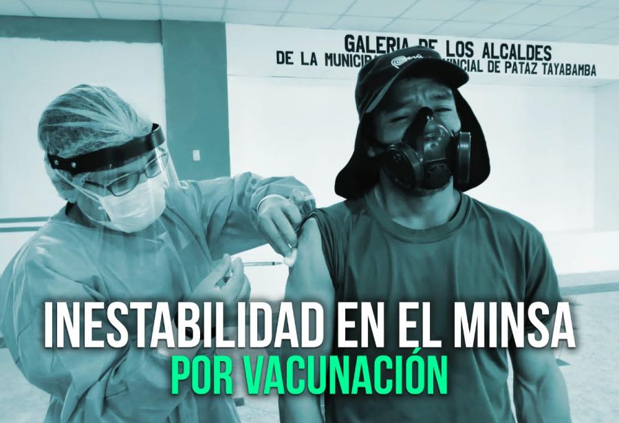 Inestabilidad en el Minsa por vacunaci&oacute;n