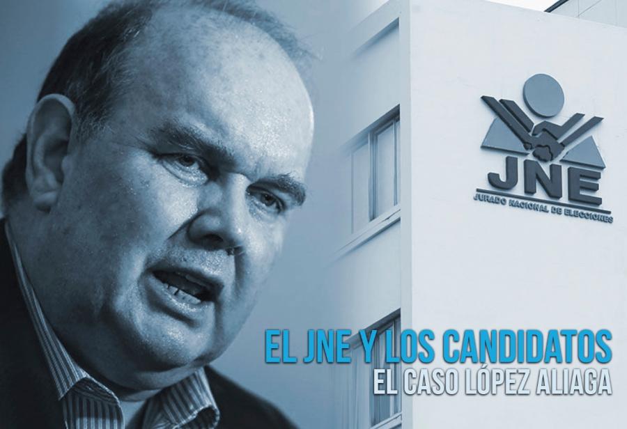 El JNE y los candidatos: el caso López Aliaga
