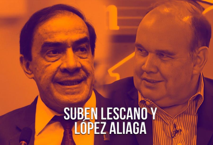 Suben Lescano y López Aliaga