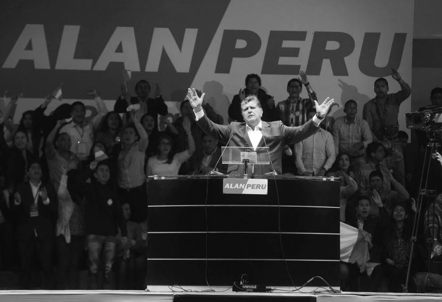 El último acto político de Alan García
