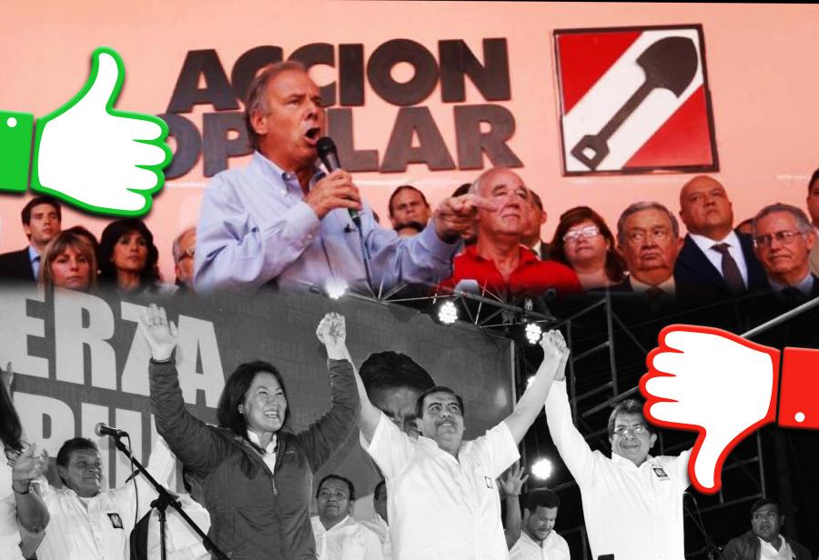 Ganadores y perdedores del domingo