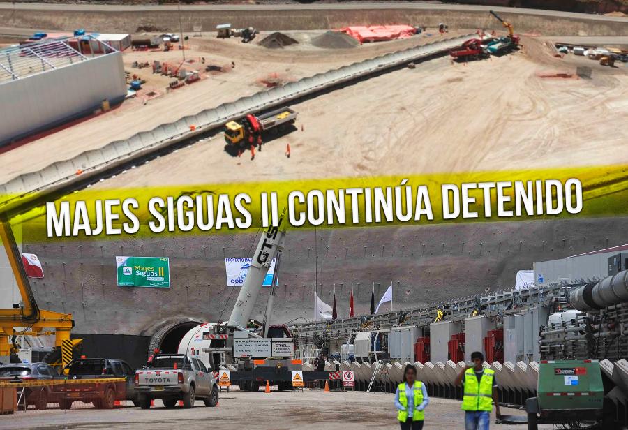 Majes Siguas II continúa detenido