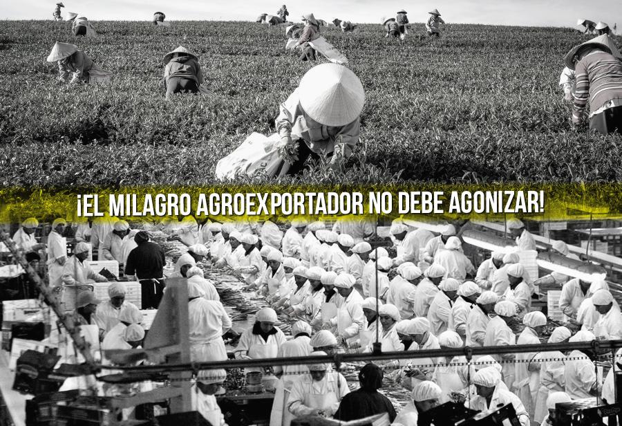¡El milagro agroexportador no debe agonizar!