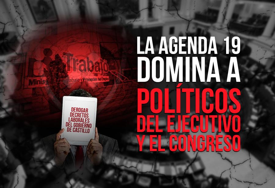La Agenda 19 domina a políticos del Ejecutivo y el Congreso