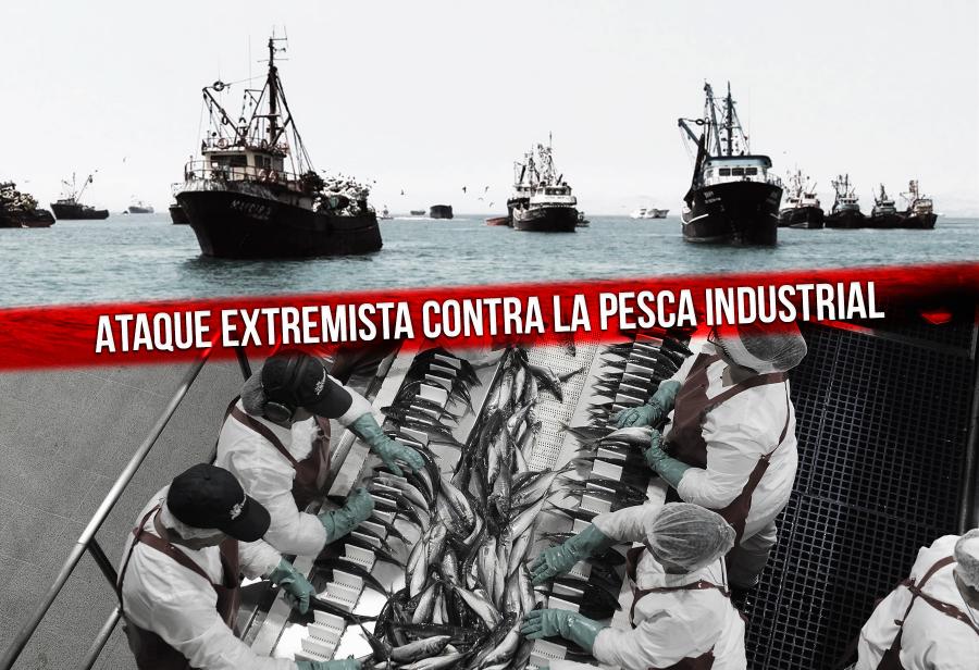 Ataque extremista contra la pesca industrial